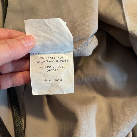 Land of Nod Grey Cargo Duvet - Picture 4 of 4